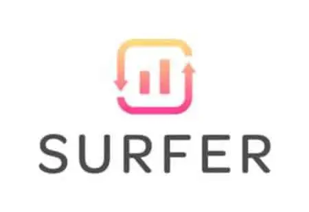 Surfer SEO logo transparent