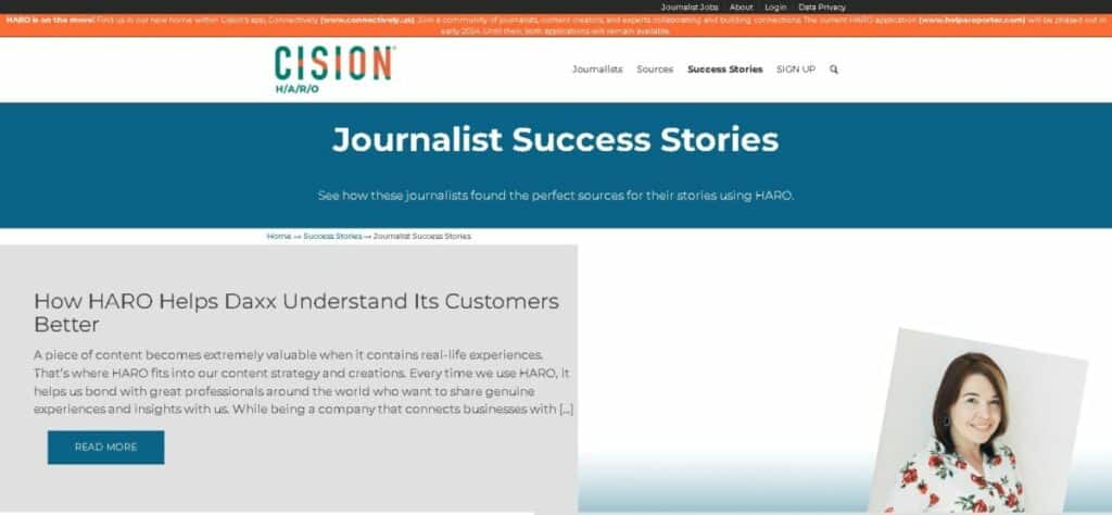 Help A Reporter Journalist Success Stories
