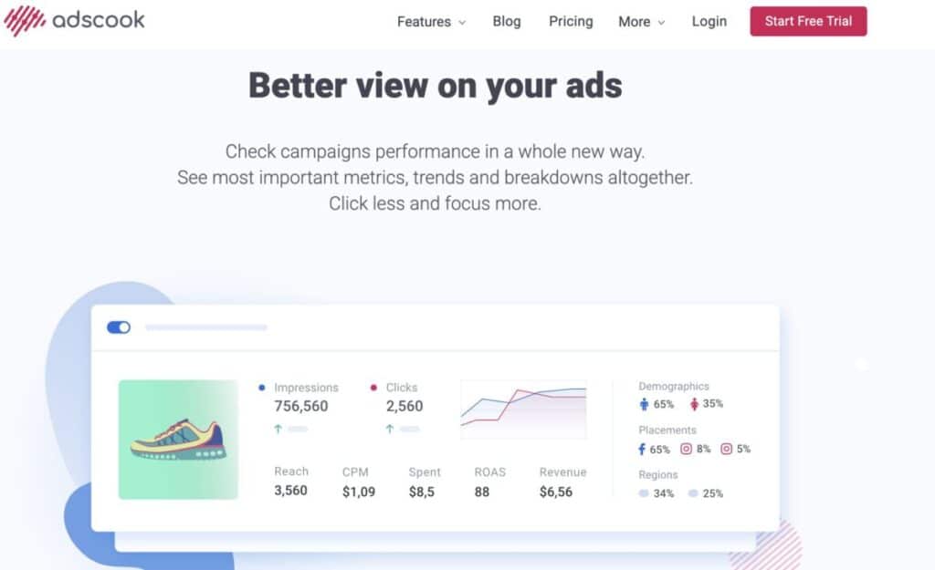 Analyze your ads with adscook