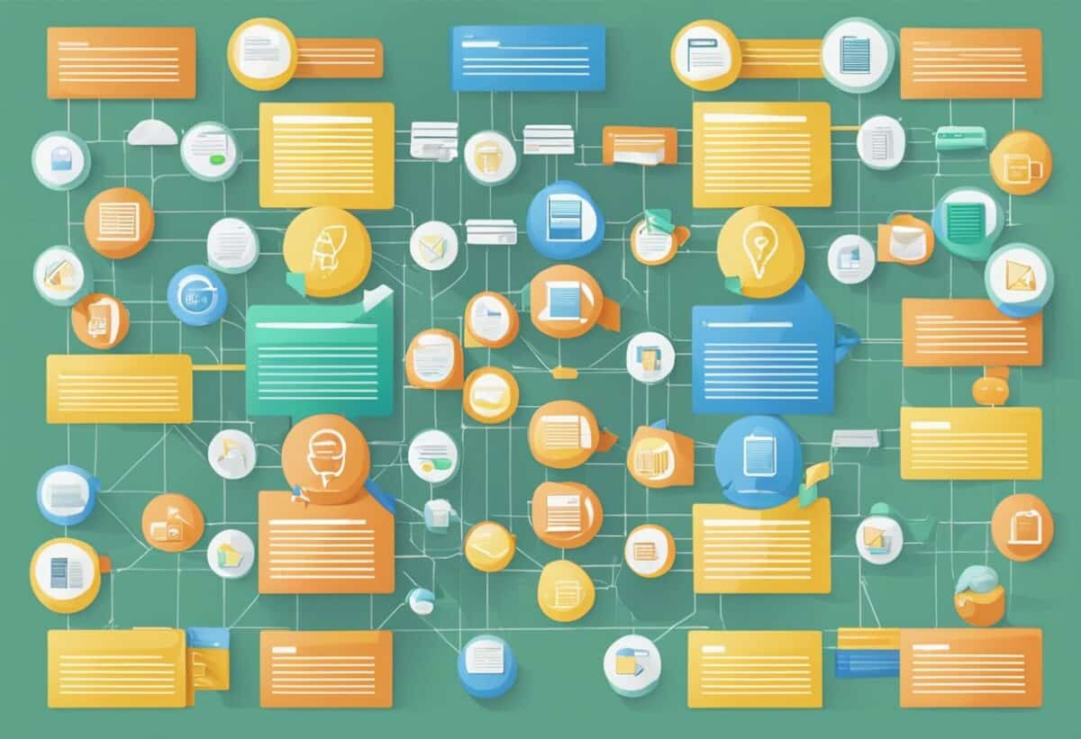 Network of files and data intersecting